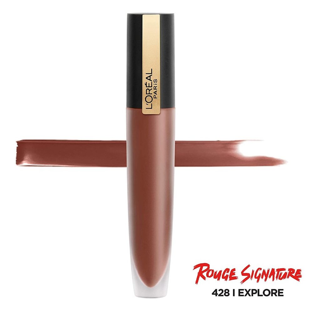 L'Oreal Rouge Signature Matte Lip Stain {I Explore}